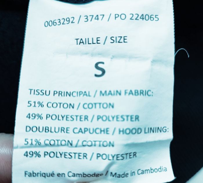 Sweat à capuche bleu foncé - photo numéro 5