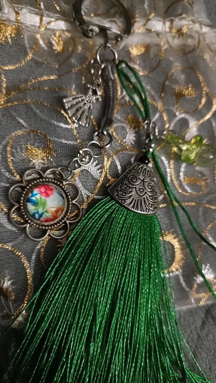 Porte clés thème Vert - photo numéro 3
