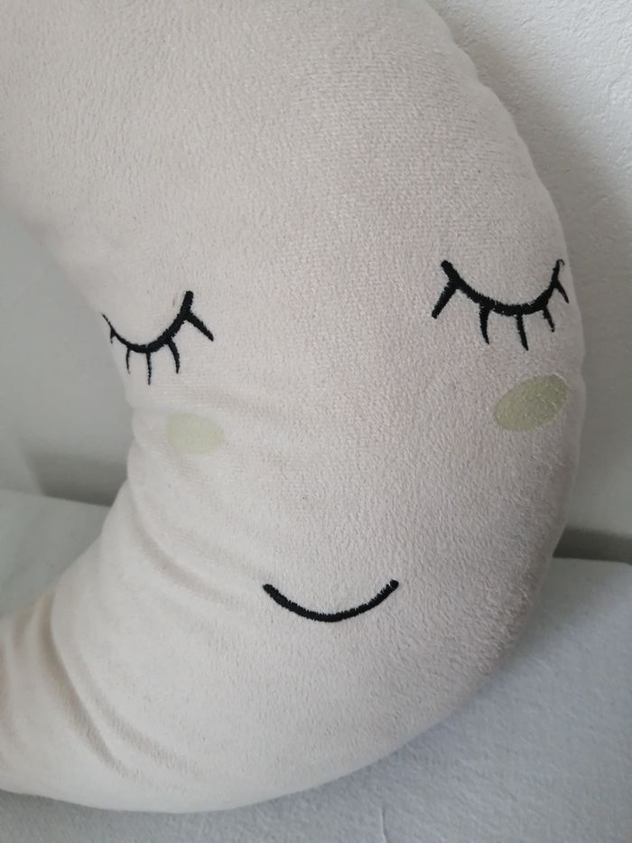 coussin peluche lune - photo numéro 2
