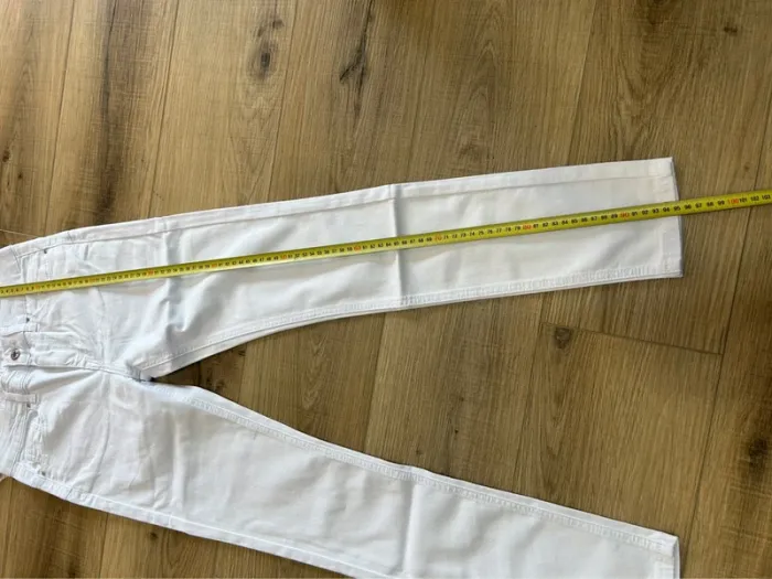 Jean femme jean slim push up blanc taille 38 taille M neuf - photo numéro 5