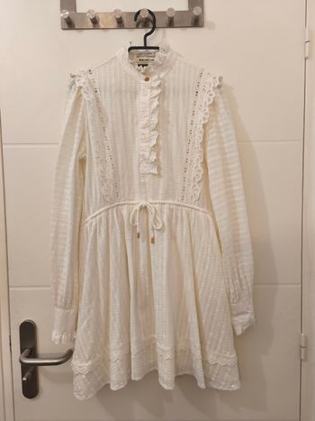 Robe blanche Scotch & Soda – style victorien chic