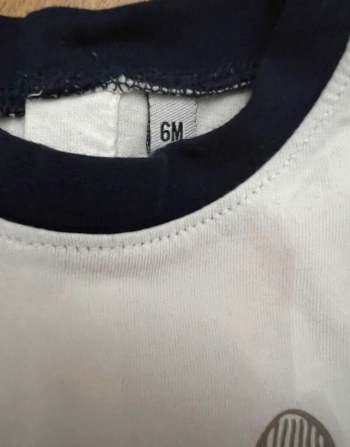 T-shirt manches courtes 6 mois - photo numéro 4