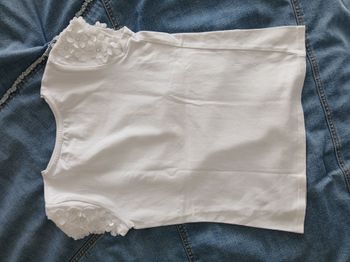 T-shirt blanc fille 8 ans