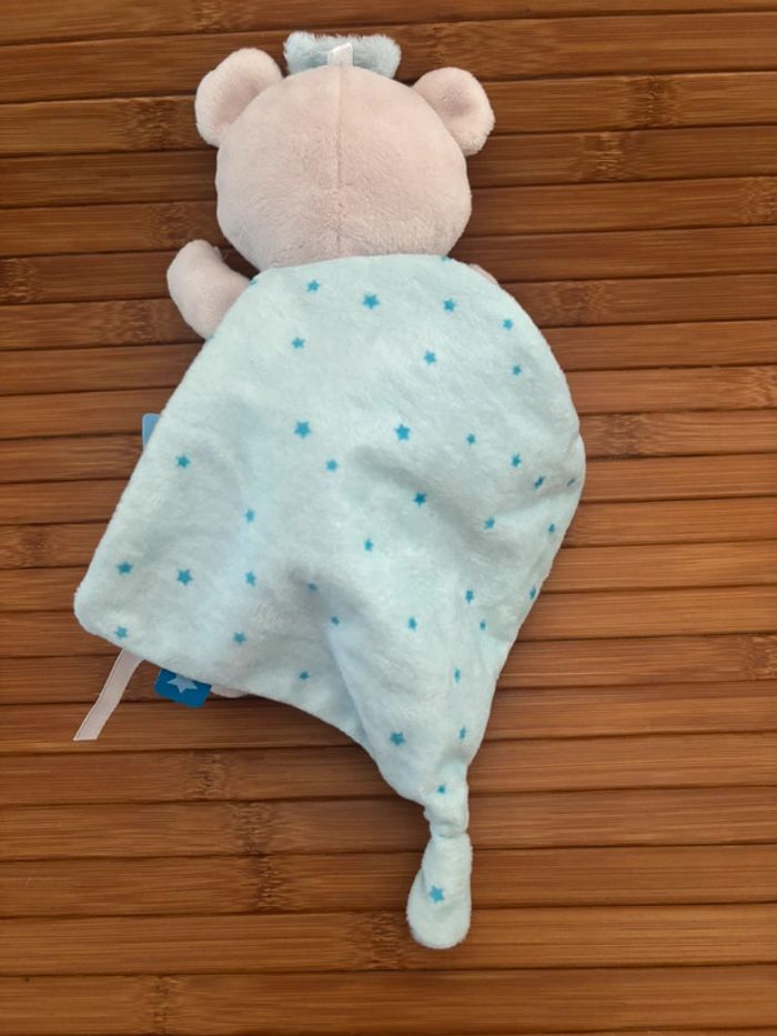Doudou ours prince cape bleu étoile sucre d orge - photo numéro 3