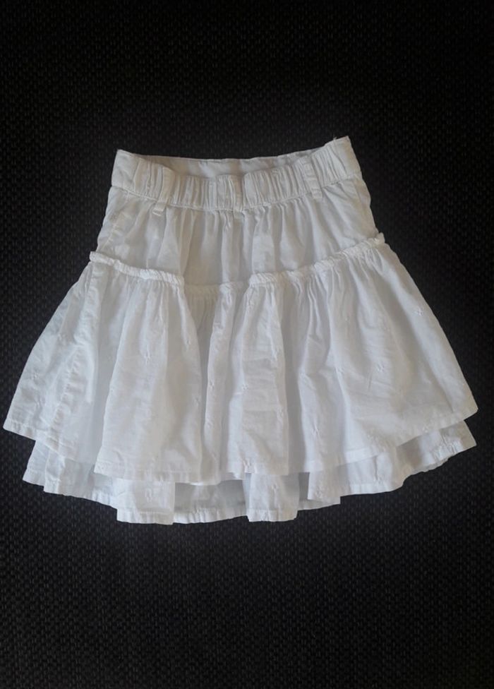 Jupe blanche Okaidi 8 ans - photo numéro 4
