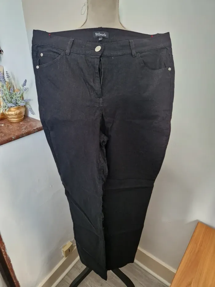 Pantalon stretch ms mode taille 44 noir