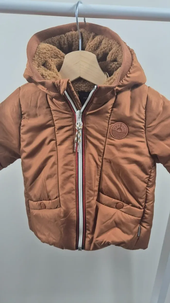 Veste Imperméable Noppies Bébé – Marron – Taille 80 (9-12 mois)-A20 - photo numéro 2