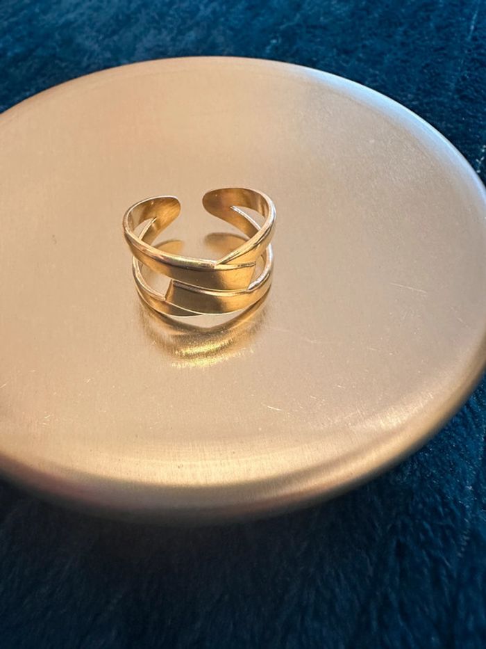 Bague en acier inoxydable ajustable réglable - photo numéro 2