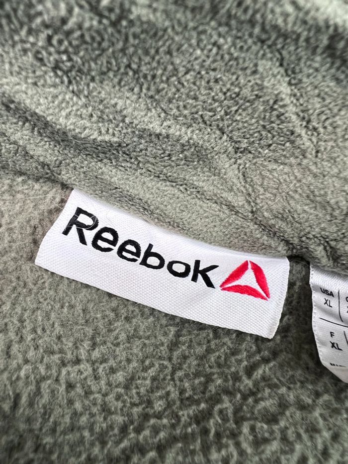 Pull polaire de sport Reebok kaki – Taille XL Homme Outdoor - photo numéro 7