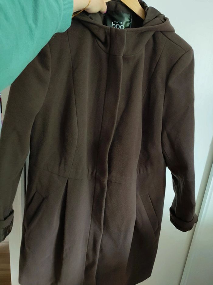 Manteau de grossesse marron bonprix mama bcp 44 46 excellent état - photo numéro 5
