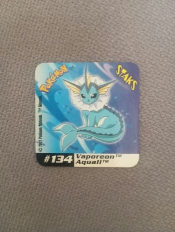 Magnet Pokémon Staks 2002 N°134 Aquali