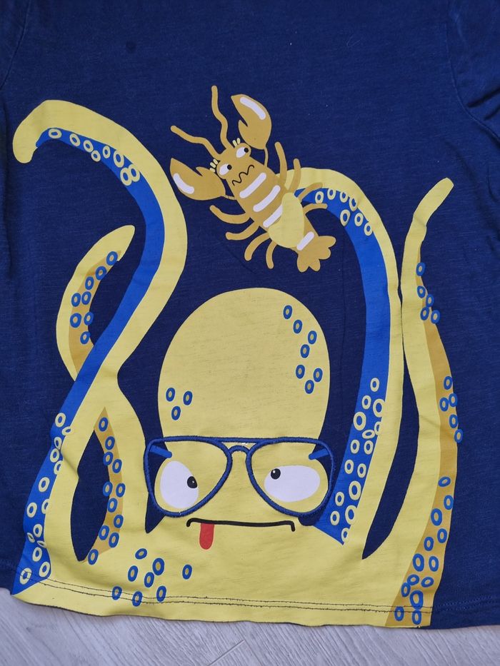 Tee-shirt pieuvre 10 ans - photo numéro 3