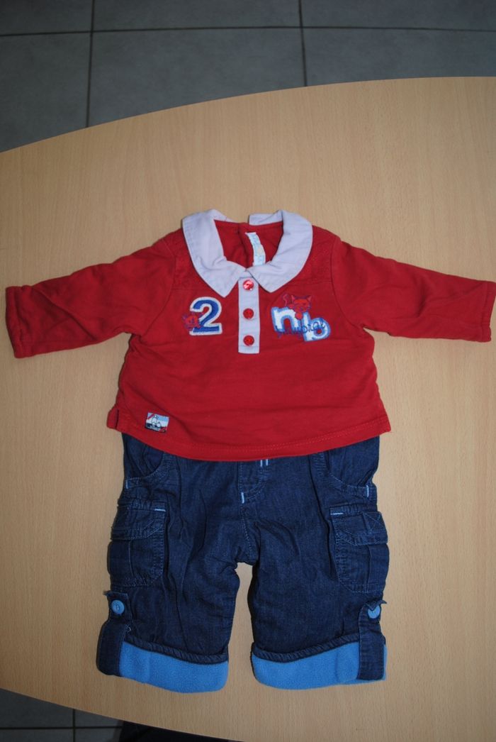 Ensemble garçon 1 mois