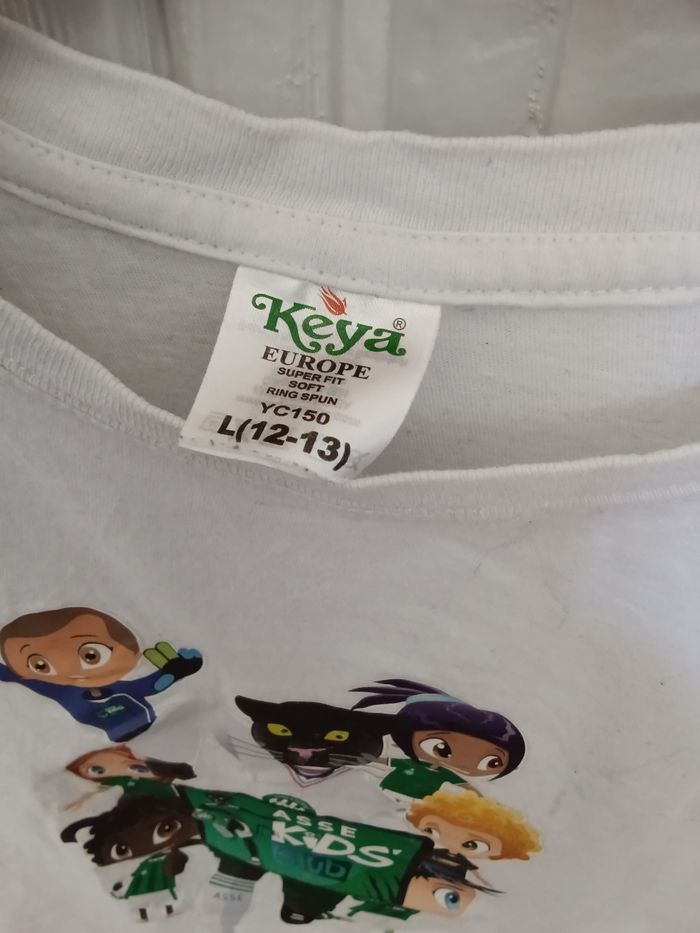 Tee-shirt keya blanc et multicolore - photo numéro 2
