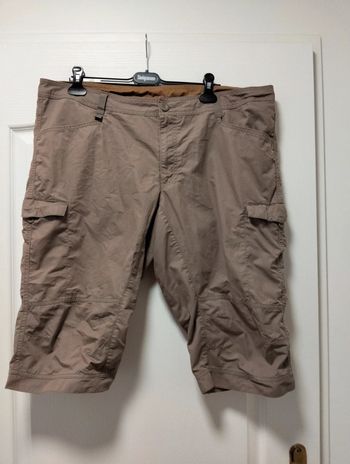 Short cargo marron Quechua XXL