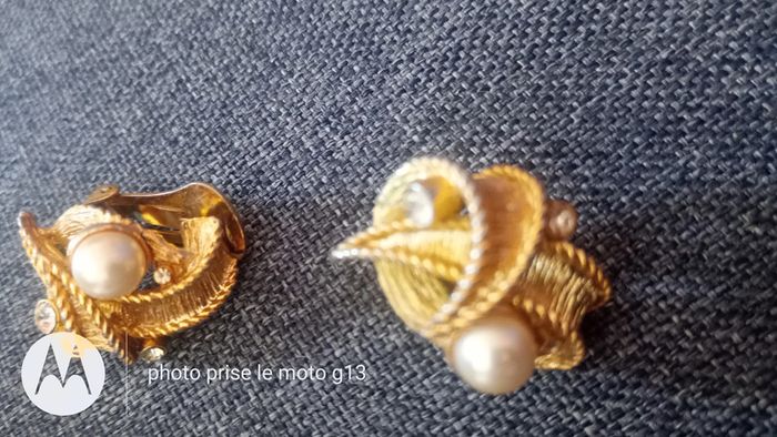 Boucles d'oreilles Vintage Orena Paris - photo numéro 2