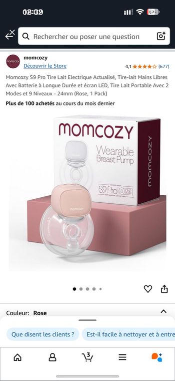 Tire lait portatifs MOMCOZY