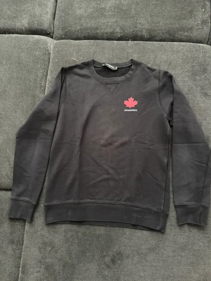 Pull sweat dsquared2 noir homme