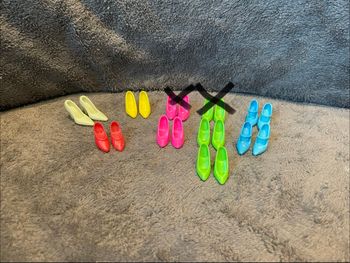 Lot chaussures à talons, escarpins Barbie vintage