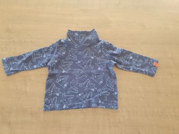 Haut manches longues avec col roulé