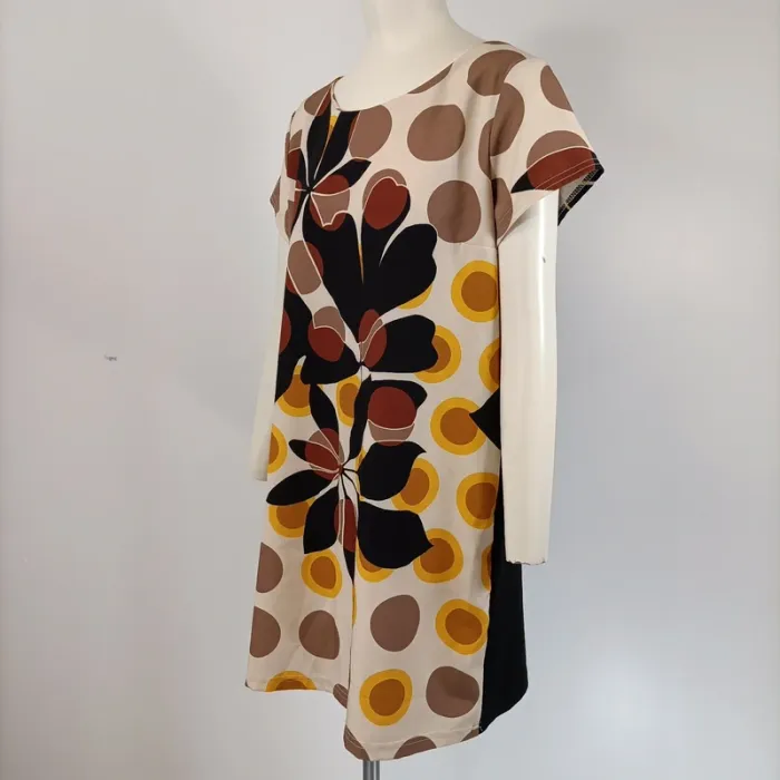 Robe Rinascimento - Robe Rétro Orange, Jaune - taille M - A114 - photo numéro 2