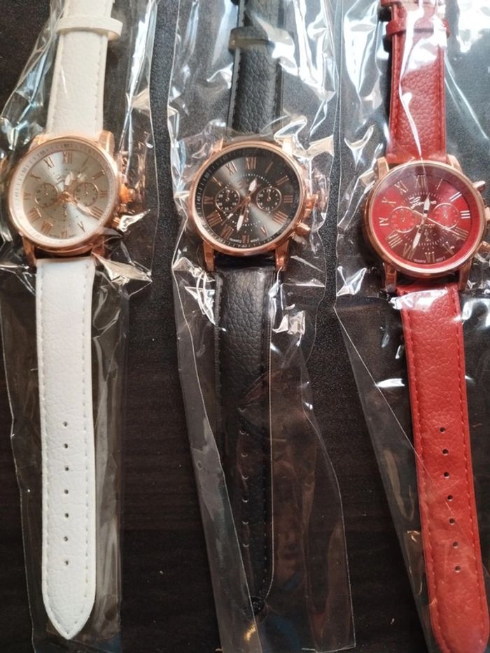 Lot revendeur 6 montres femme Geneva neuves - photo numéro 2