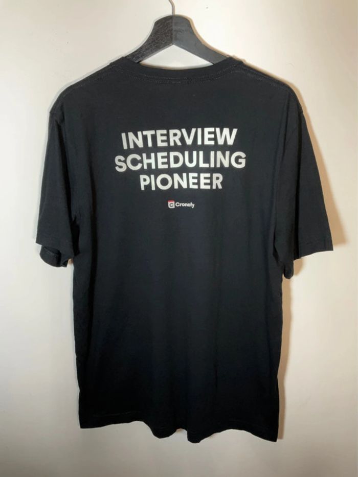 T-shirt noir pour homme Bella Canvas Cronofy x Pioneer taille XL 344 - photo numéro 2