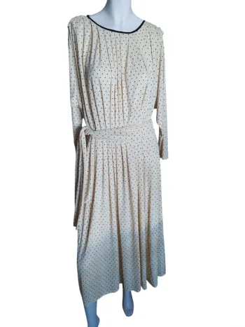Robe dress vintage petit pois rétro printemps automne spring