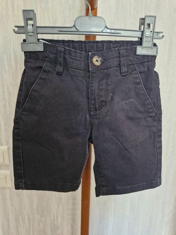 Short garçon 3 ans influx noir coton élasthanne