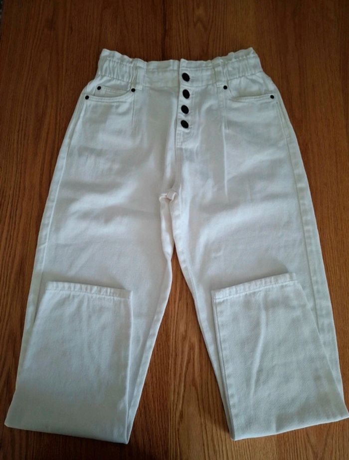 Pantalon blanc 100% coton - Liberto by La Halle - photo numéro 7