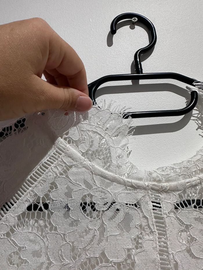 Robe blanche dentelle - photo numéro 7