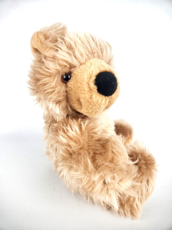 Peluche Ourson Mascotte Caterpillar - Ours de Chantier - 16 cm - photo numéro 3