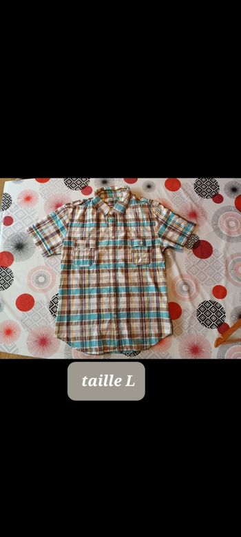 Chemise manches courtes 👨 taille L