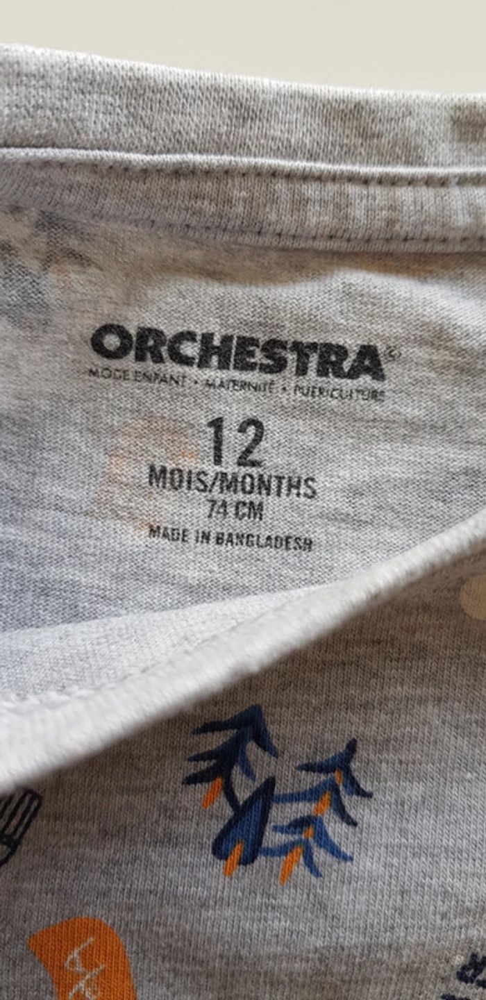 Tee-shirt Orchestra 12 mois - photo numéro 2