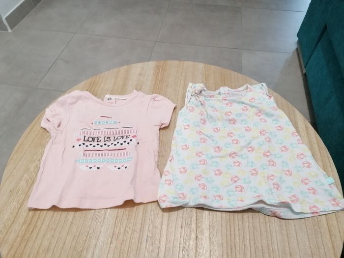 Lot t-shirt 6 mois - photo numéro 6