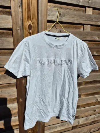 T-shirt blanc Kaporal