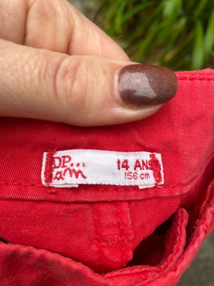 Pantalon rouge DPAM - photo numéro 4