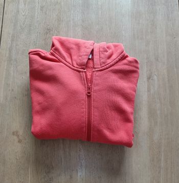 Veste sweat zippée Catimini rouge 10 ans