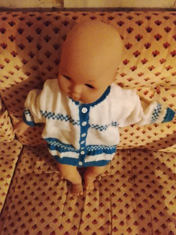 Veste fille 12 mois fait main