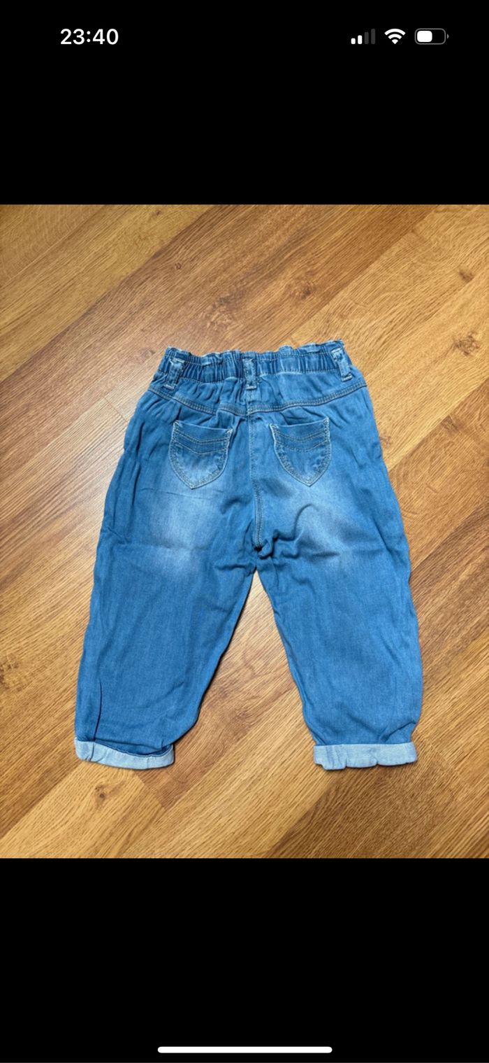 Pantalon jeans fille tape à l’œil 23 mois - photo numéro 2