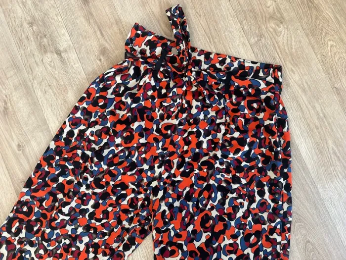 Les petites pantalon fluide, été imprimé taille M/38 multicolore - photo numéro 6