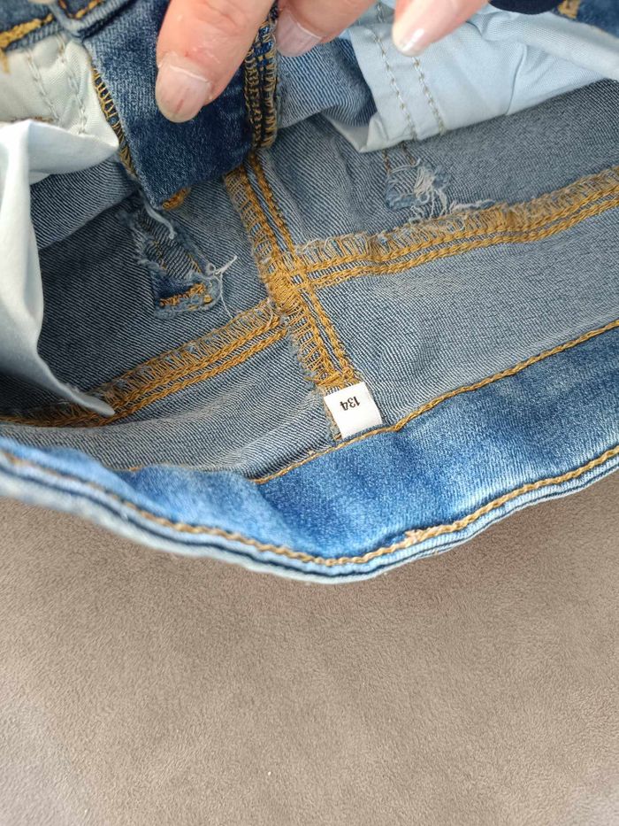 Jean fille bleu clair taille 134 C&A - photo numéro 3