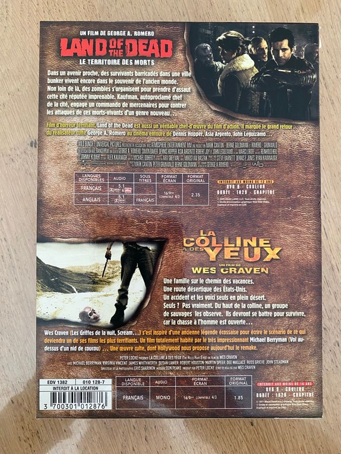 Coffret Survival 2 DVD horreur - photo numéro 2