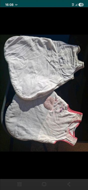 Lot de 2 grenouillere