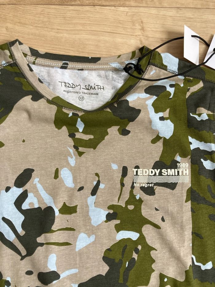 T-Shirt Teddy Smith camouflage 12ans - photo numéro 2