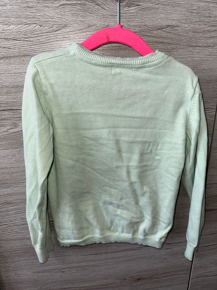 Gilet vert menthe Tissaia – Taille 5 ans (110 cm) - photo numéro 2