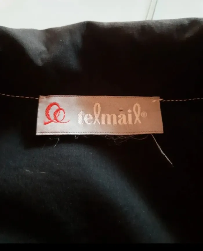 Veste légère noire bi-matière Telmail - photo numéro 3