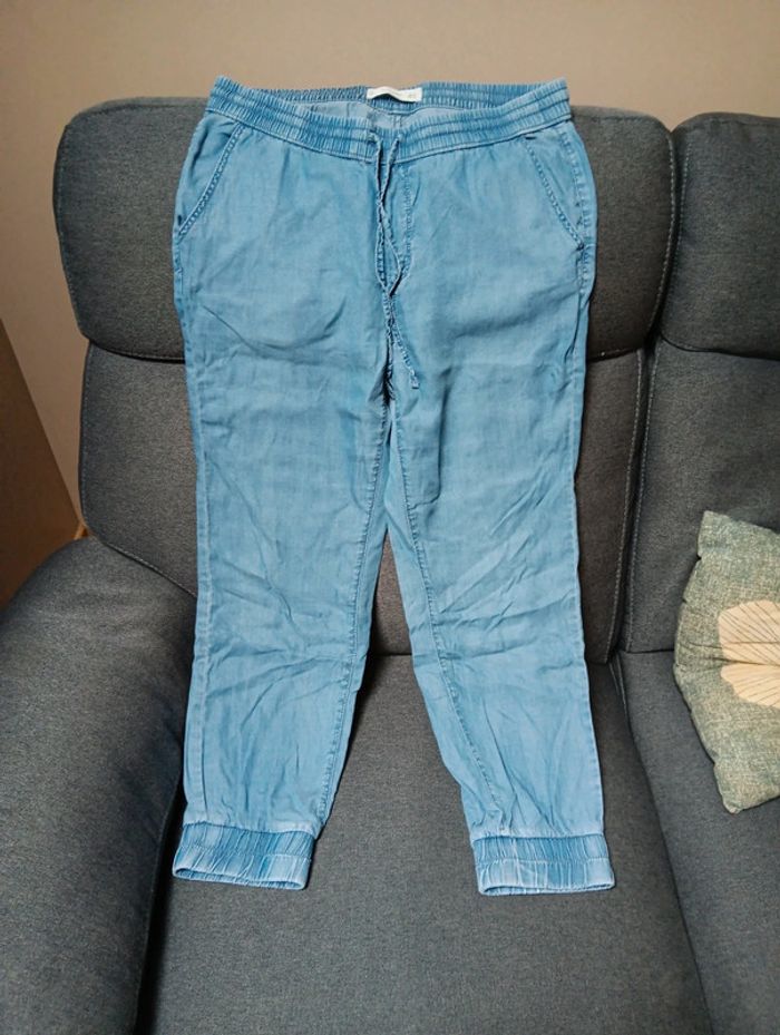 Pantalon toile fluide