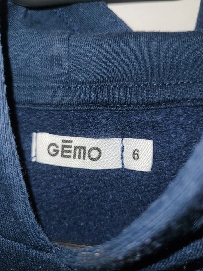 Robe pull / sweat-shirt gémo 6 ans - photo numéro 2