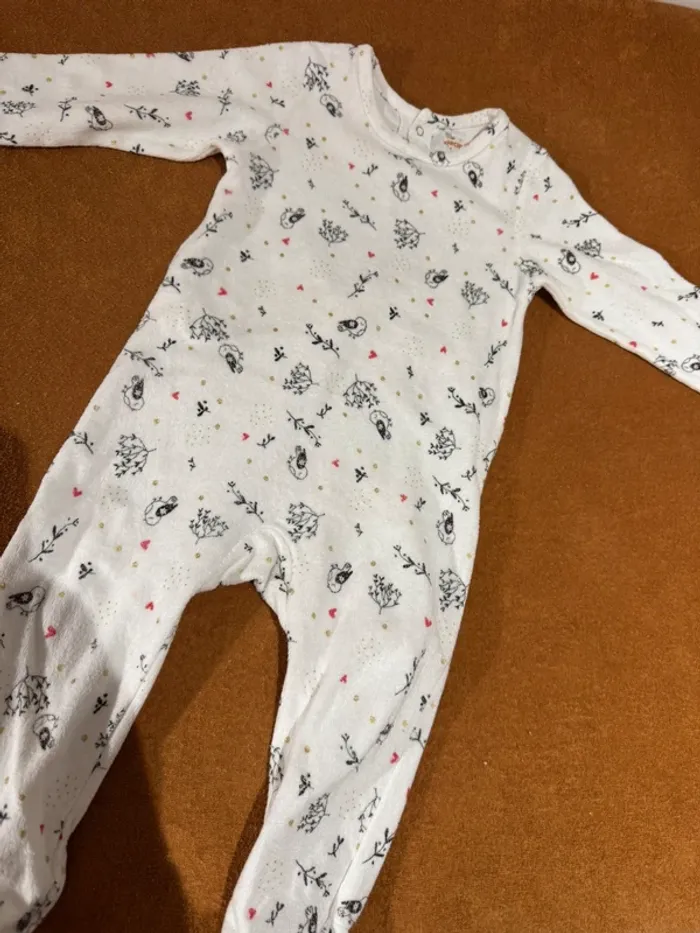 Grenouillère pyjama en velours